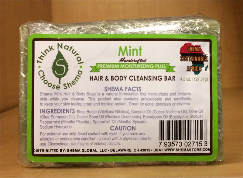 Handcrafted Mint Hair and Body Soap